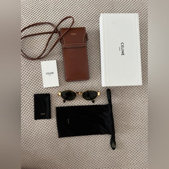 Celine Triomphe Metal Sunglasses - Picture 8 of 8